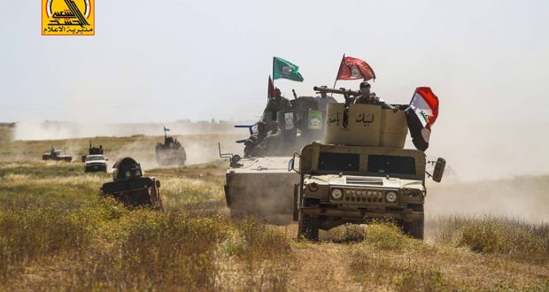 &laquo;القیروان&raquo; در انتظار به&zwnj;اهتزاز درآمدن پرچم عراق/ مروری بر دستاوردهای گسترده بسیج مردمی در غرب موصل + تصاویر
