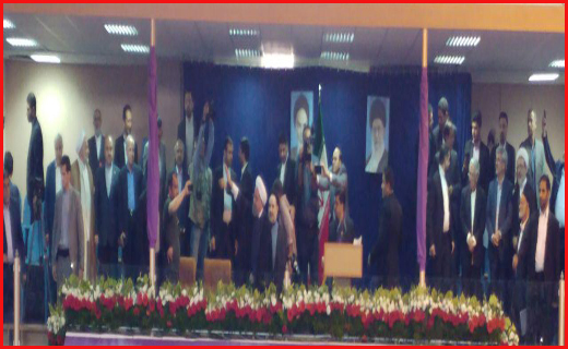حسن روحانی وارد ورزشگاه 6 هزار نفری انقلاب زنجان شد
