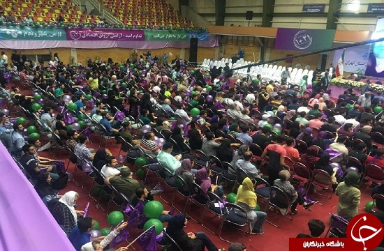 گردهمایی اصلاح طلبان و حامیان روحانی برگزار شد+ تصاویر