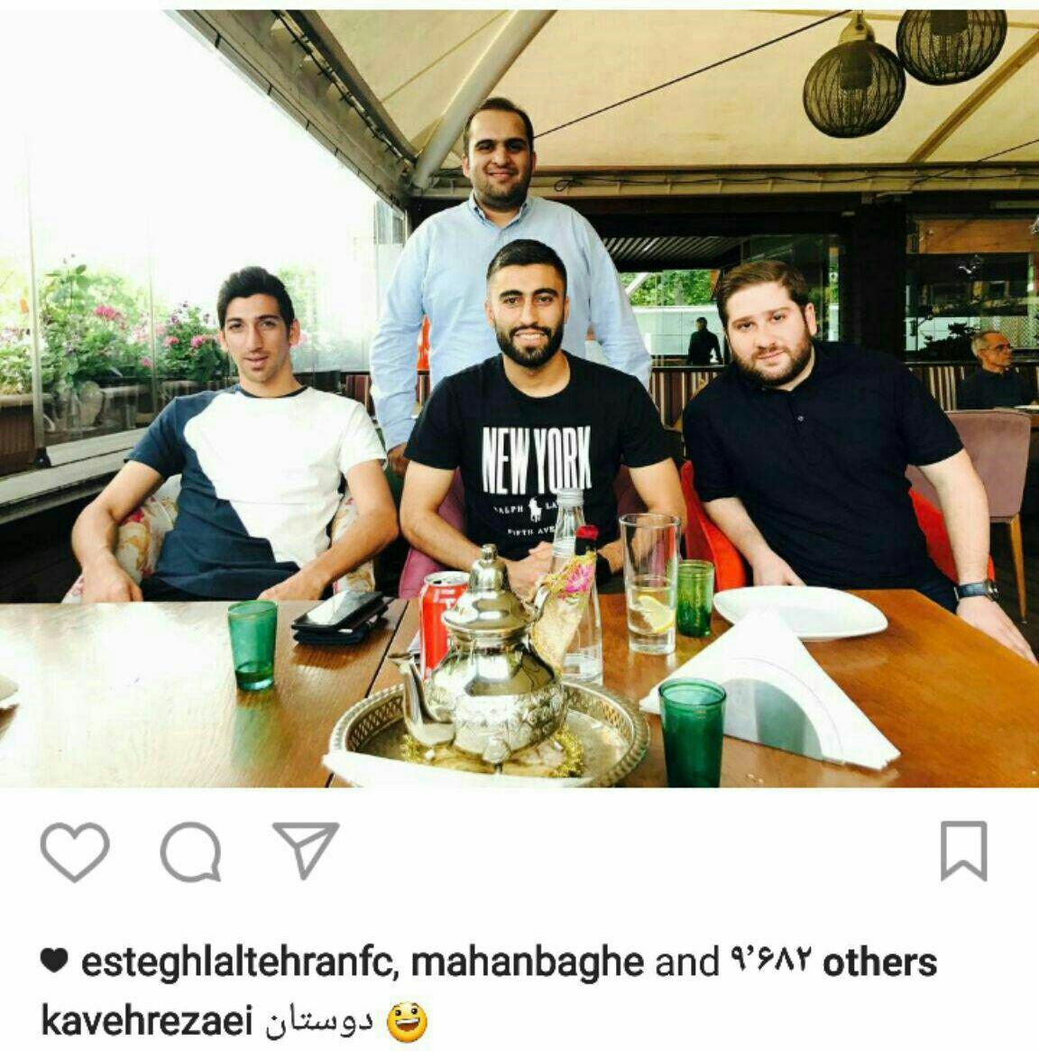 رضايى بمب جديد استقلال را لو داد + عکس