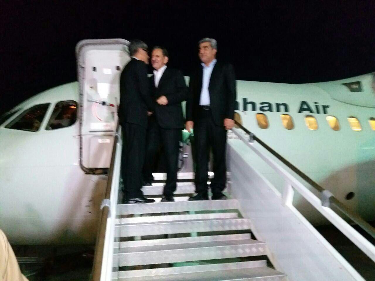 جهانگیری وارد بوشهر شد