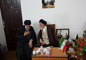 دیدار حجت الاسلام والمسلمین رئیسی با نماینده ولی فقیه در سمنان