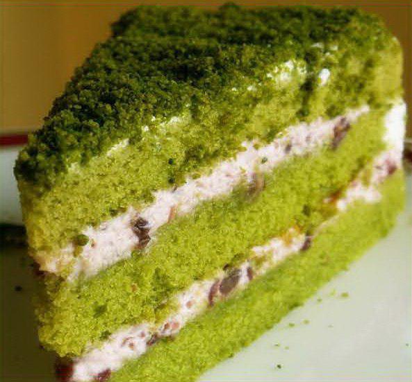 کیک رژیمی چای سبز، برای افراد چاق + طرز تهیه