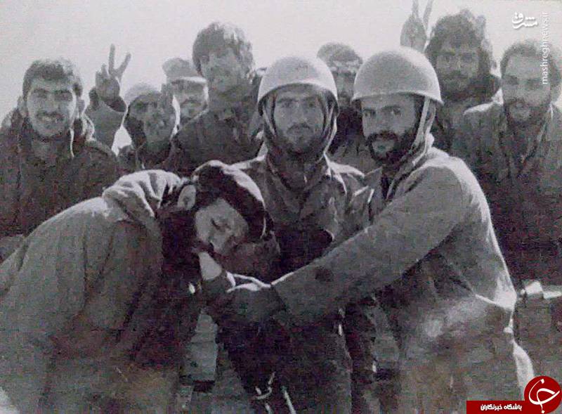 عکس/ بوسه بر خمپاره