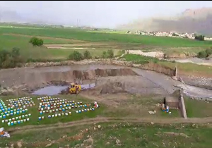 تخریب سد در روستای کلوچه + فیلم