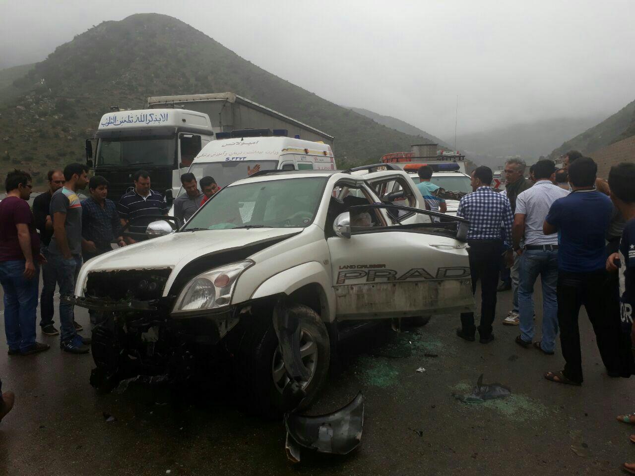 دو کشته و مصدوم در تصادف سوادکوه