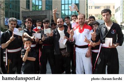 حضور حماسی جامعه ورزش و جوانان همدان در روز 29 اردیبهشت