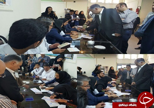 ورود استاندار سیستان وبلوچستان و فرماندار زاهدان برای انداختن رای به صندوق اخذرای به شهرداری منطقه ۵ زاهدان