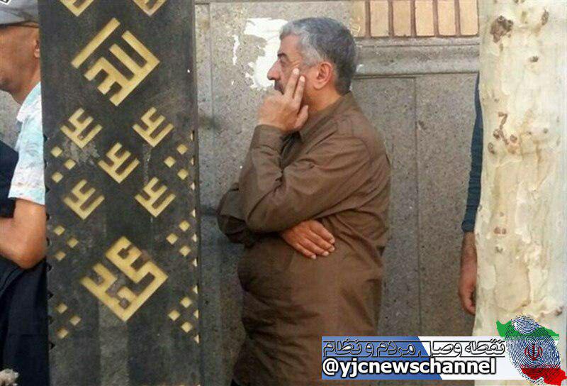 سرلشکر جعفری رای خود را در مسجد قبا به صندوق انداخت+ تصویر