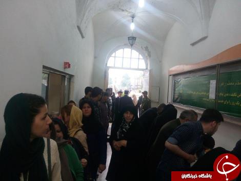 حضور حماسی گیلانیان از لحظه های ابتدایی انتخابات