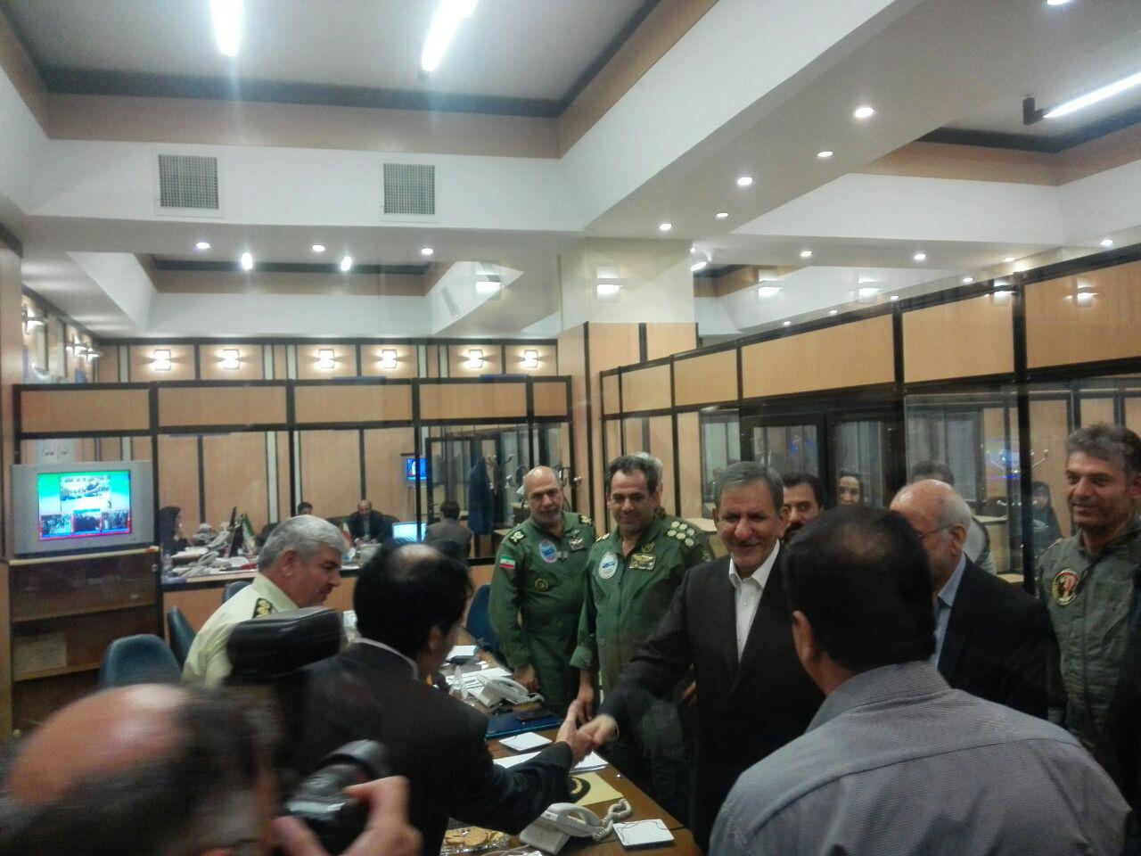 جهانگیری برای بازدید از روند برگزاری انتخابات وارد وزارت کشور شد