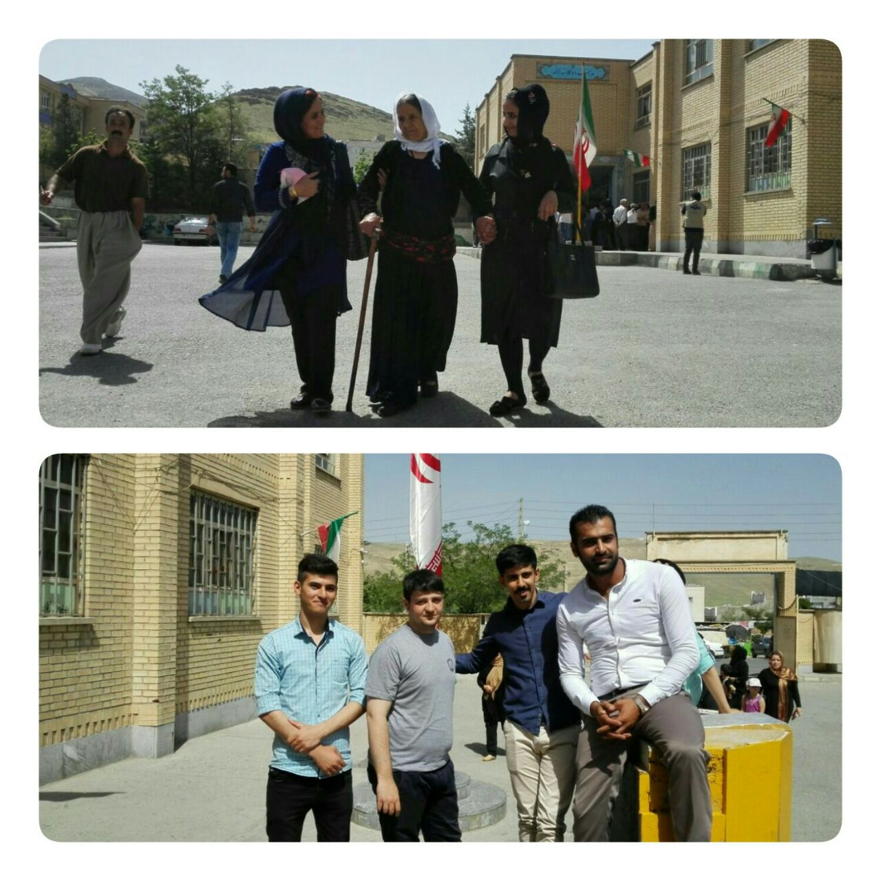 سنگ تمام مهابادی ها برای حضور در انتخابات