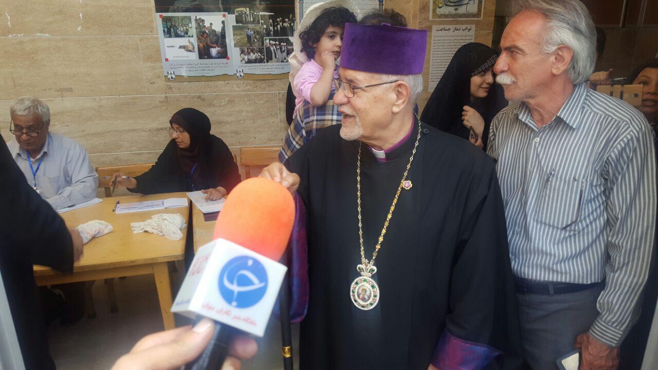 سبوه سرکیسیان: جشن و شکوه ایرانیان در انتخابات نشانه حمایت از جمهوری اسلامی ایران است.