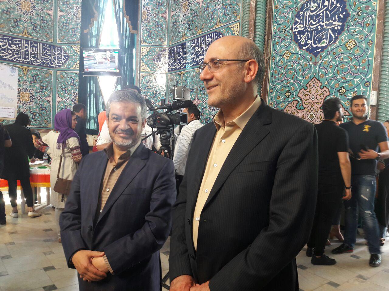 حضور رئیس هیئت نظارت بر انتخابات شوراها و رئیس ستاد انتخابات تهران در حسینیه ارشاد