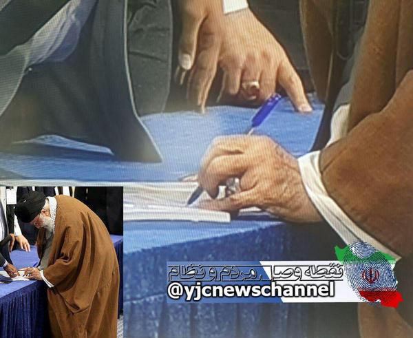 نکته سنجی کاربران / خودکار رهبر انقلاب در رای دادن چه بود +عکس
