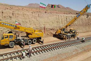 ریل گذاری خط آهن هرات و خواف متوقف شد