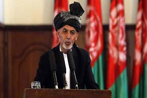 اشرف غنی خواهان شدت عملیات بر علیه تروریستان در مناطق تحت کنترل قل اردوی شاهین شد