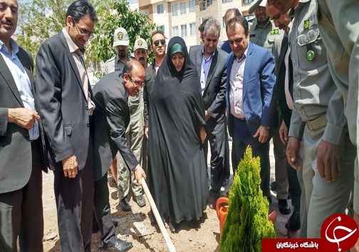 افتتاح بوستان محیط بان در قزوین