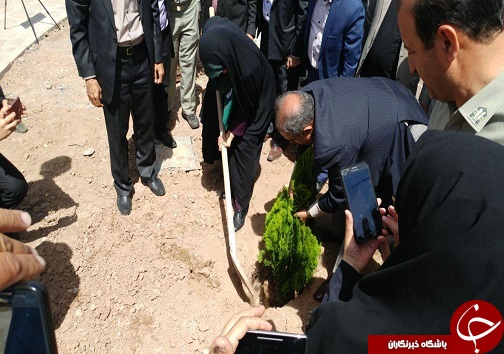 افتتاح بوستان محیط بان در قزوین