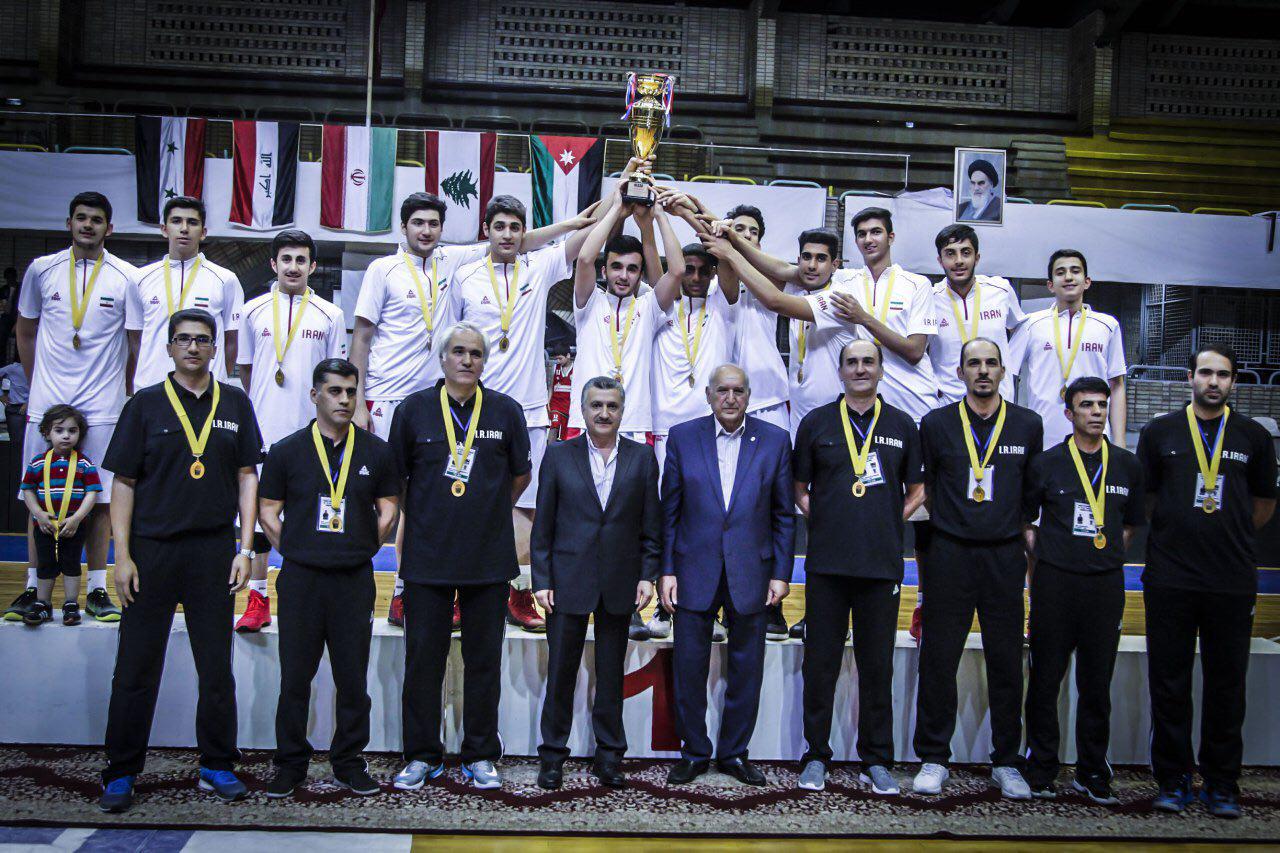 تيم ملى بسكتبال نوجوانان ايران قهرمان غرب آسيا شد+تصاوير