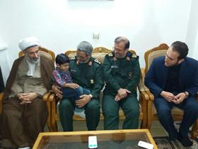 دیدار رییس سازمان بسیج کشور با خانواده شهید ذورقی بحری