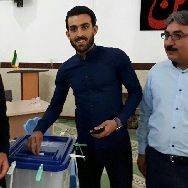 حضور ورزشکاران پای صندوق های رای انتخابات ریاست جمهوری
