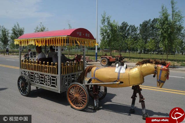 ابتکار جالب  و دیدنی کشاورز چینی + تصاویر