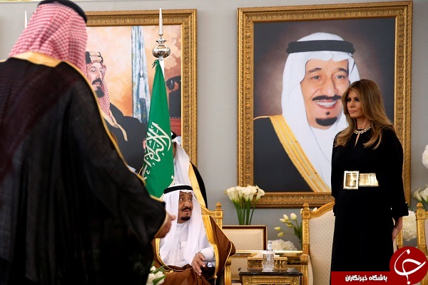 نگاه متفاوت ملک سلمان به ملانیا ترامپ +عکس
