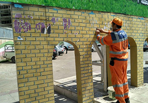 تقدیر هنرمندان فارس از پاکبانان