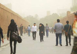 هوای استان اصفهان گردوخاکی است