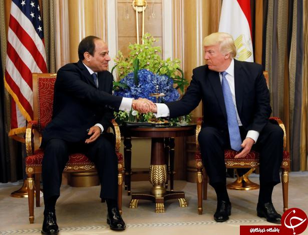 پاچه&zwnj;خواری رئیس جمهور مصر از ترامپ