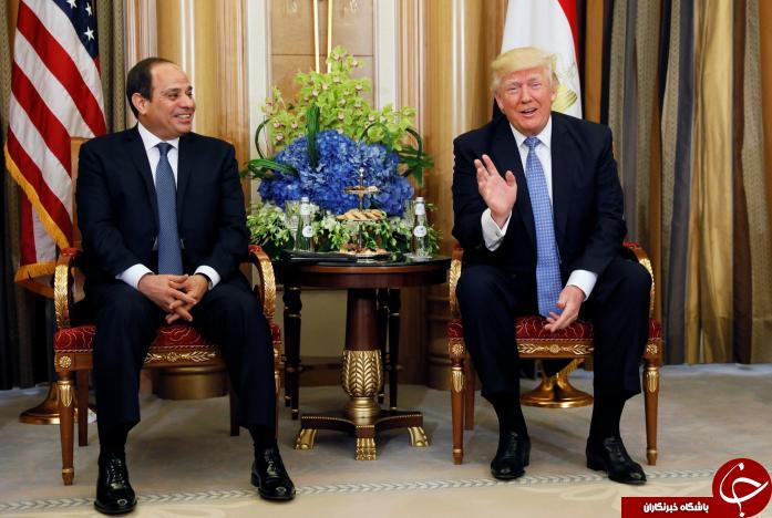 پاچه&zwnj;خواری رئیس جمهور مصر از ترامپ