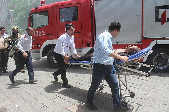 حریق در کفاشی باغ سپهسالار