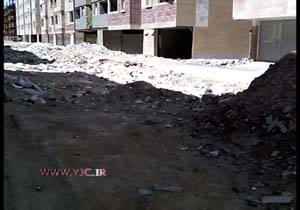 دپوی زباله در معابر مسکن‌مهر ماهشهر + فیلم