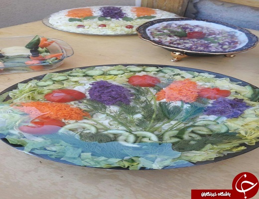 جشنواره سالاد میوه و سبزیجات همزمان باهفته سلامت دراردکان+تصویر