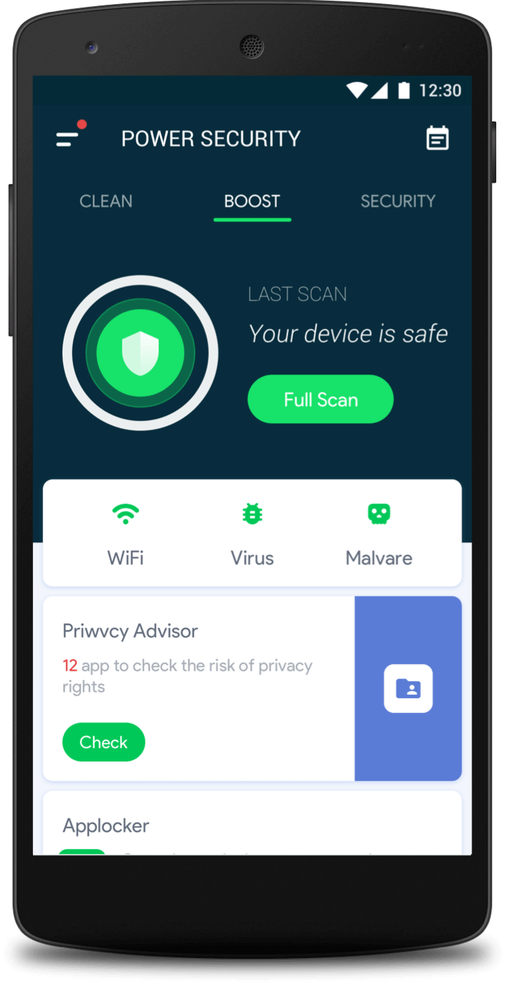 دانلود Power Security AntiVirus برای اندروید ؛ آنتی ویروس قدرتمند ، کم حجم و آپدیت رایگان
