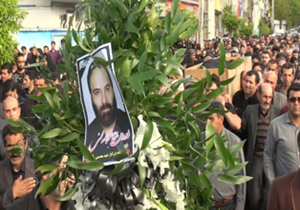 وداع مردم ساری با فرزند شهید شاخص مازندران