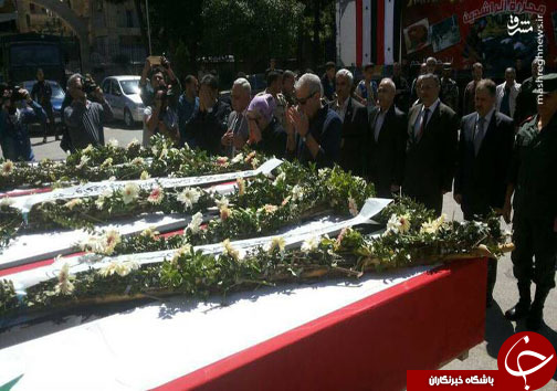 انتقال شهدای فوعه و کفریا به دمشق