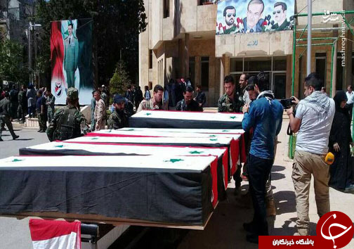انتقال شهدای فوعه و کفریا به دمشق