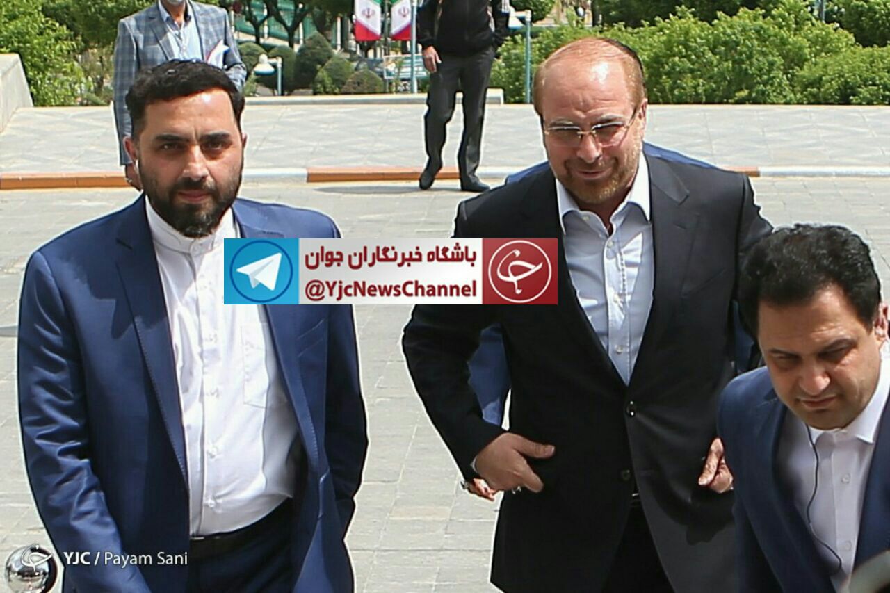 قالیباف برای ضبط برنامه&zwnj;های تبلیغاتی در صدا و سیما حضور یافت+ تصاویر