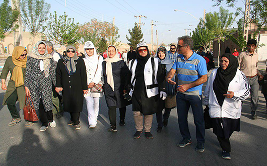 پیاده روی خانوادگی در شهربابک برگزار می شود