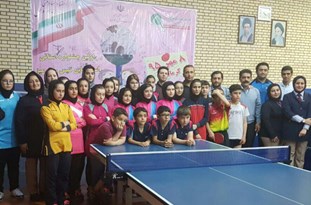 برگزاری مسابقه های آزاد تنیس روی میز بانوان در کرمانشاه