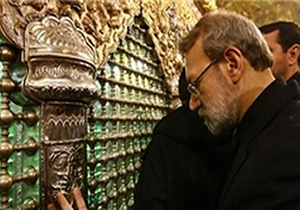 تشرف رییس مجلس شورای اسلامی به حرم مطهر شاهچراغ(ع)