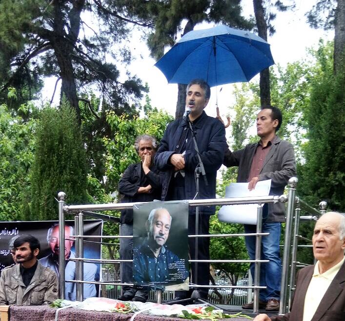 خداحافظی ابدی اهالی تئاتر با نقی سیف جمالی/ پیکر این بازیگر در قطعه هنرمندان آرام گرفت