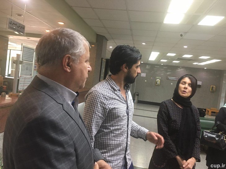 عیادت پروین از آشتیانی/