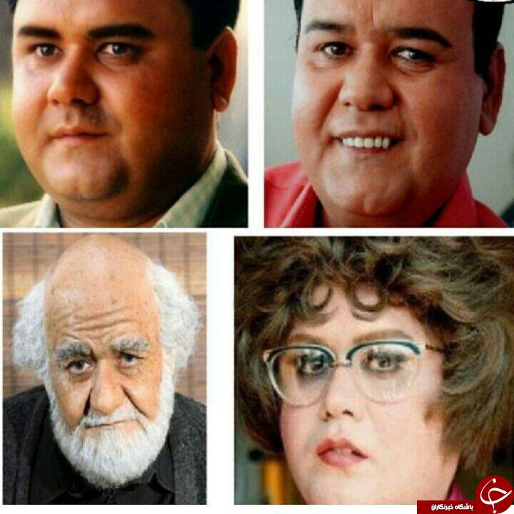 فیس اپ بازیگر مشهور ایرانی زمانی که این برنامه وجود نداشت
