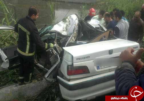 یک کشته بر اثر انحراف پژو پارس در بابل