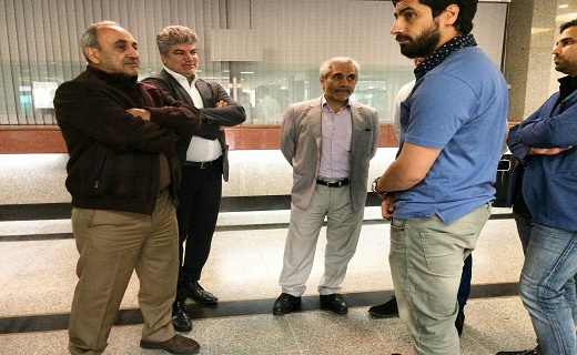 مسئولان باشگاه پرسپولیس از آشتیانی عیادت کردند