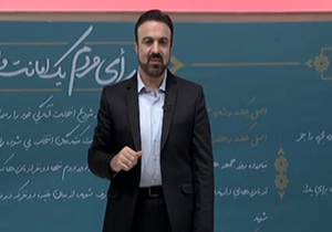 توضیح مجری مناظره از گوشی‌های موجود در میز نامزدها + فیلم