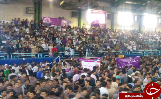 رئیس جمهور وارد سالن تلاش کرمان شد رئیس جمهور وارد سالن تلاش کرمان شد